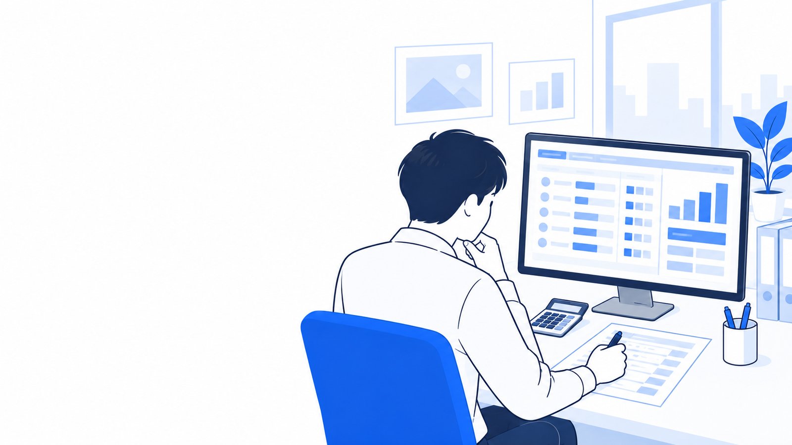 実行時間と利用量の一覧を見ながら、月の費用を試算する管理者
