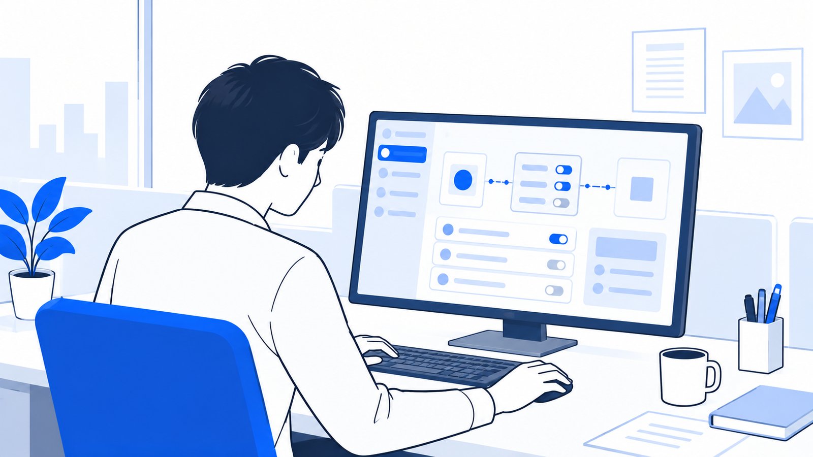 自社のツールの画面にCodexを組み込む設定を確認している開発者