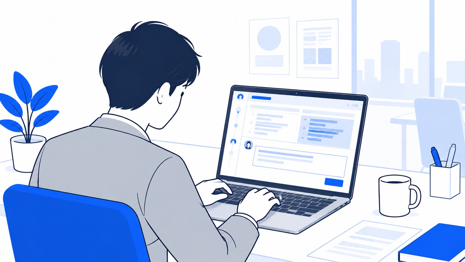 プルリクエストのコメント欄にCodexへの依頼を書く会社員