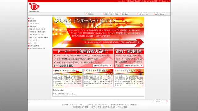 有限会社デジタルスカイの公式サイト（2026年10月16日取得）